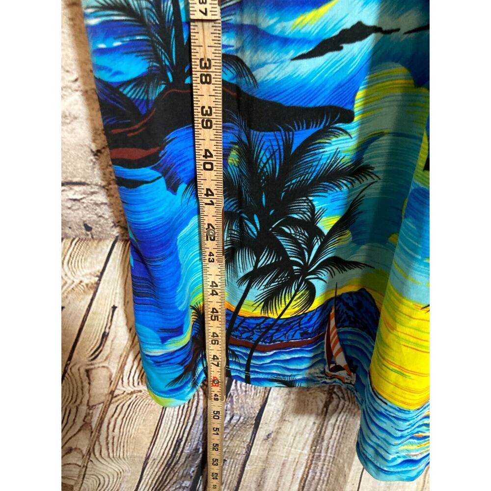 Tropical Blue Maxi Dress - Picture 9 of 13